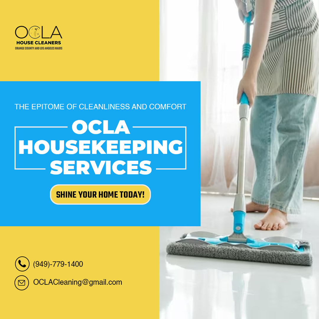 Discover the Ultimate Cleaning Solution in Orange County with Ocla Housekeeping Service! Let Us Take the Stress Out of House Cleaning.

Visit- oclacleaning.com 

#housecleaning #cleaningservice #cleanhome #cleaningmotivation #cleanhouse #housekeeping   #cleaninghouse #OCLA