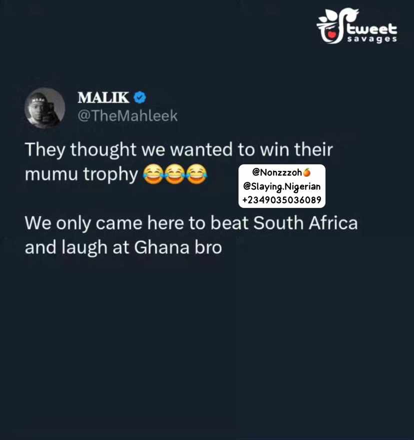 nonzzzoh's tweet image. 😂No worry we go host our own afcon
make i see who go come win am
🏆 #Afcon2015
#NextTry✊
#NextYear 

Burna #MarvelStudios Usher Davido Chukwueze Alicia Sack Zlatan Beyoncé As a Ghanaian The Eagle Bassey Nwabali Arsenal Odogwu Astrid Peseiro #AFCON2023 #SuperEagles