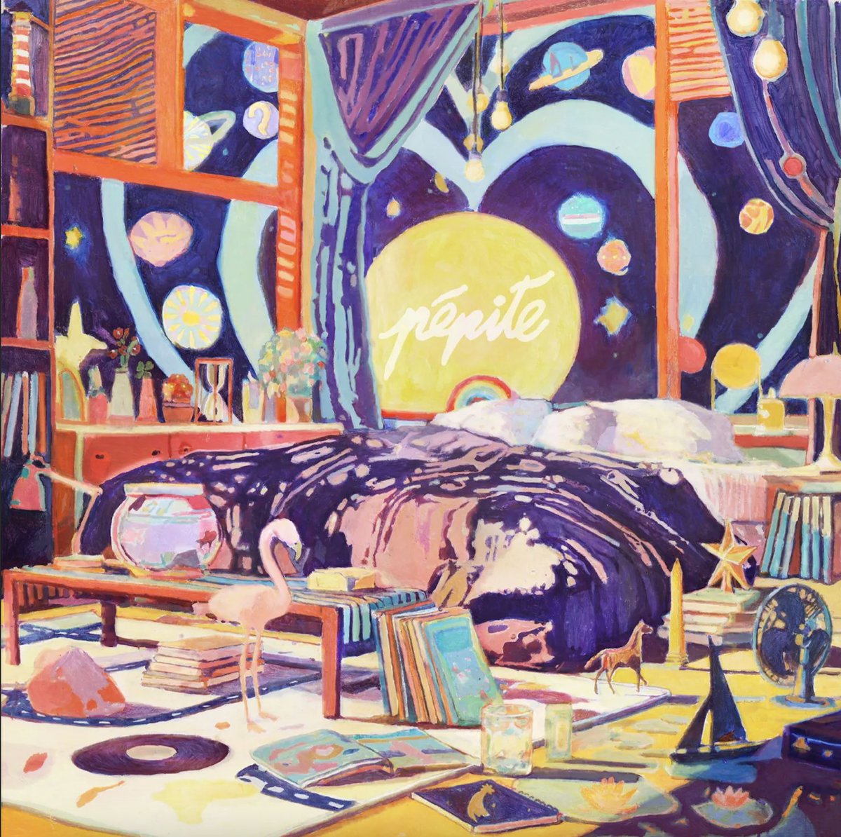 Des pochettes de disque comme des cartes postales ? Dans les coulisses des « Années lumière », la pochette du dernier <a href="/pepite__/">Pépite</a>, par Baptiste Perrin 🎨 neoprisme.com/pepite-baptist…