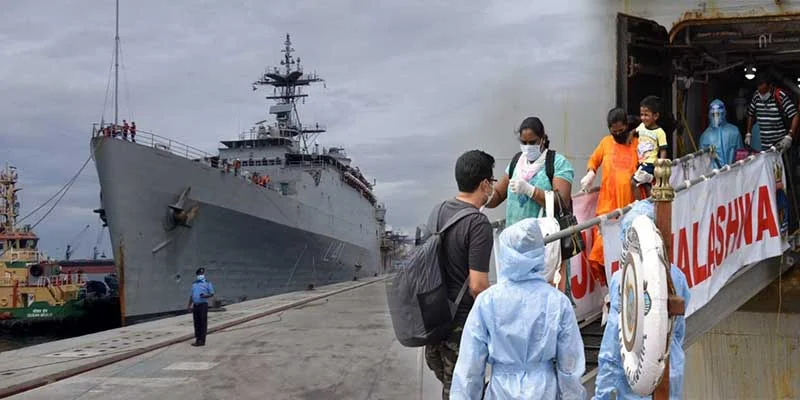 KanchanGupta's tweet photo. @narendramodi Operation Samudra Setu (2020)
PM @narendramodi launched Operation Samudra Setu on May 5, 2020 bring home citizens stranded abroad during the COVID-19 pandemic. With the help of Indian Navy, 3992 Indians were brought back in an op that spanned 55 days and 23000 km.
#ModiKaWada 7 https://t.co/JaDkg3LsRu