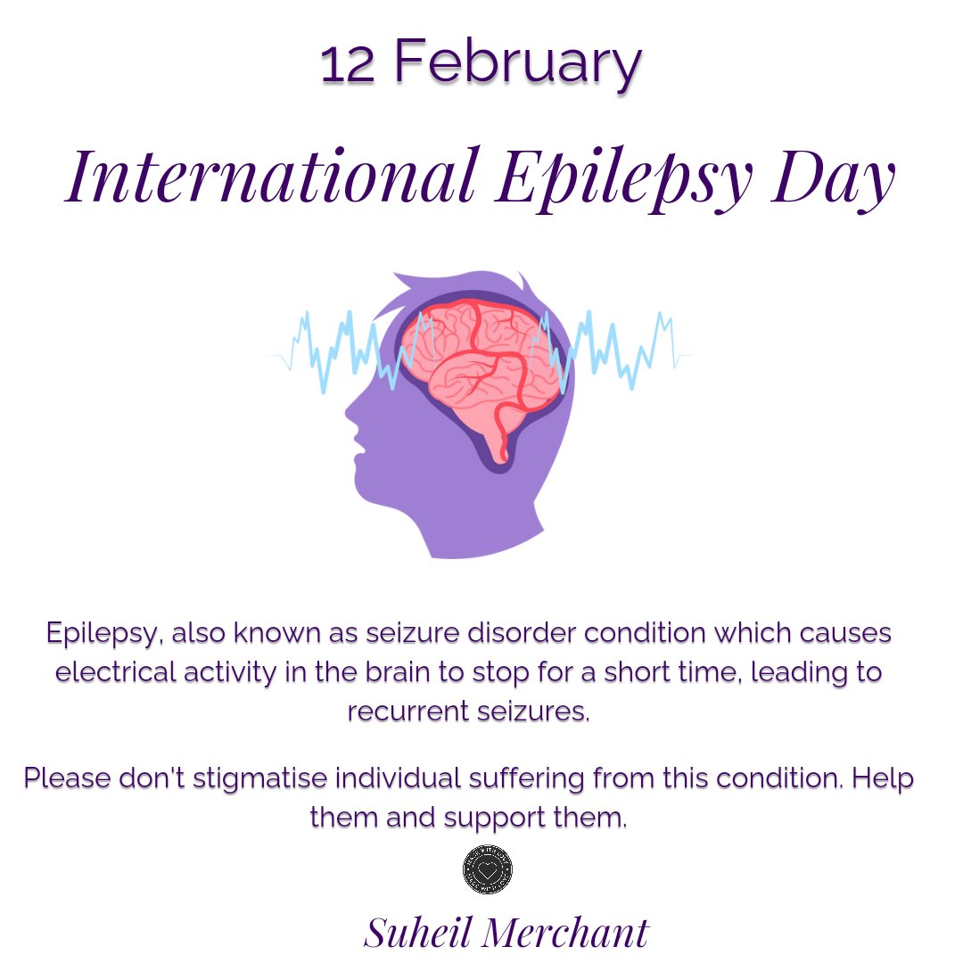 #InternationalEpilepsyDay #neurologicalhealth #seizures 

I have seen a couple of incidents in my life about individuals having seizure attacks. I feel for them and can understand how debilitating it  is for them. 

Let's support them and not stigmatize their condition.