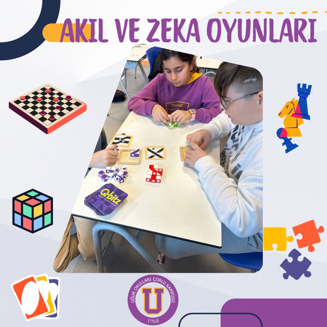 UOCorlu's tweet photo. Zihni açan, aklı çalıştıran, öğrenmeyi kolaylaştıran, çabuk öğrenmeyi sağlayan "Oyunların Stratejileri "
geleceğin eğitim metodudur. Bizler de bu bağlamda öğrencilerimize destek oluyoruz.💜🧠 https://t.co/ypQbSMzUbU