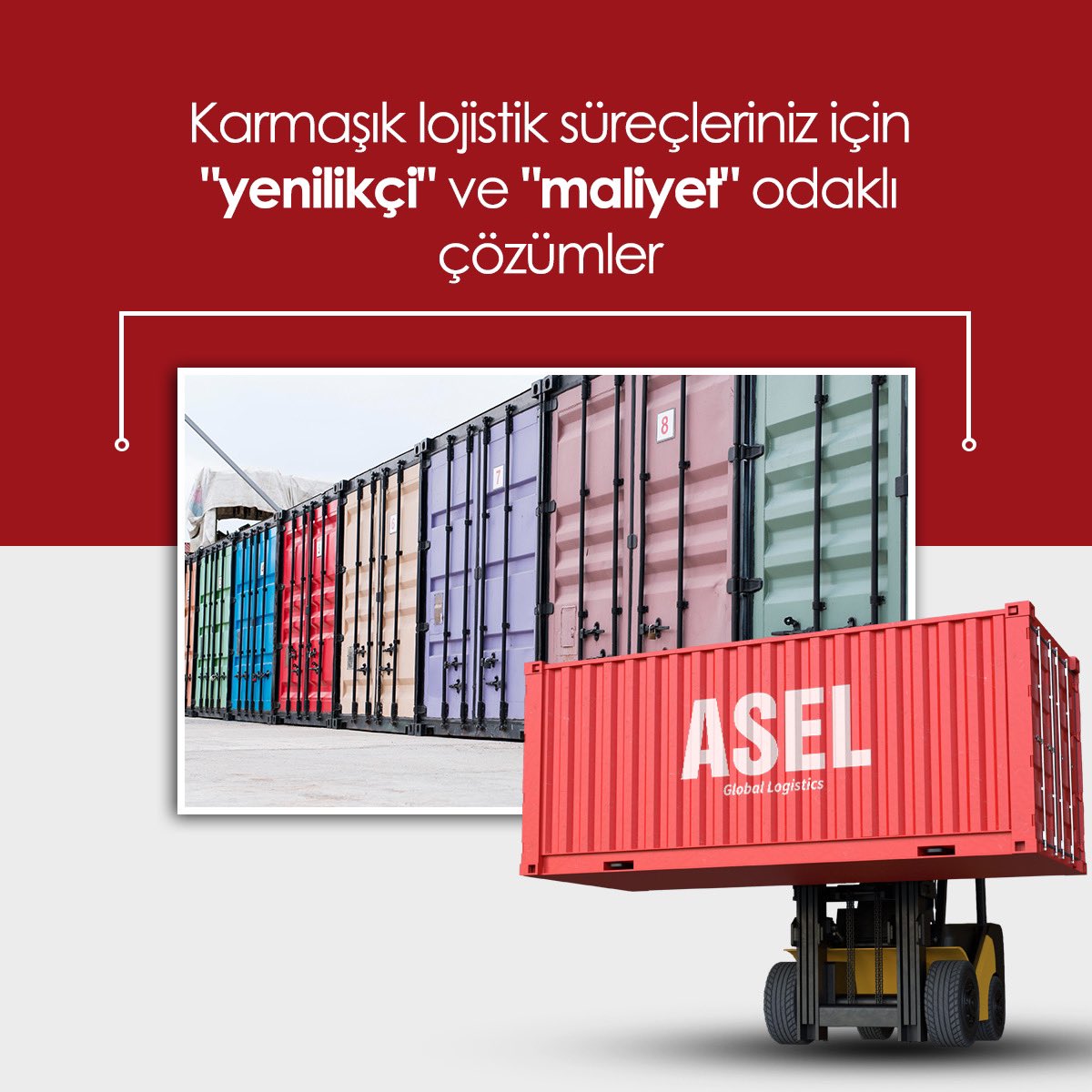 asellogistics's tweet photo. Karmaşık lojistik süreçleriniz için “yenilikçi” ve “maliyet” odaklı çözümler. - Asel Global Logistics 
#asel #aselglobal #turkey #logistics #konteyner https://t.co/XdAKBVUHv9