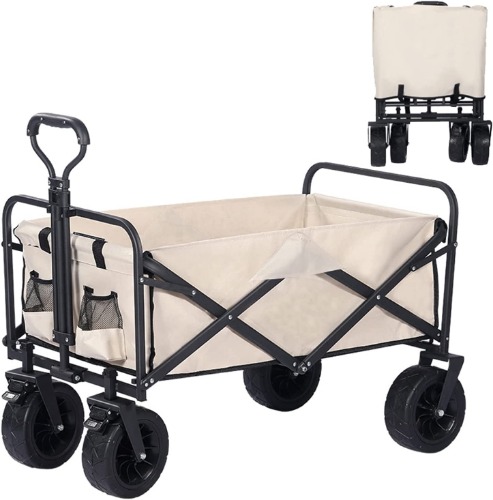 I just received Folding Wagon Cart, Heavy Duty Garden Carts, 150kg Large Capacity Beach Foldable Outdoor Camping Grocery Utility Buggy Cart, Big Wheels &amp; Adjustable Rolling Wagon Travel Sh from Anonymous via Throne. Thank you! throne.com/plushiegina #Wishlist #Throne