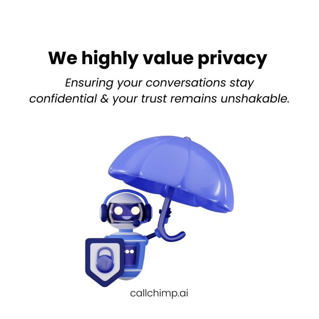 dynopii's tweet photo. Elevate your customer interactions with us! 💬 We prioritize privacy and data protection, so your conversations remain confidential and your trust stays solid.
Connect now: hello@callchimp.ai
#aiautomation #businessautomation #aicalls #callbots #callchimp #aitech #innovation https://t.co/ttpdQ6fmBy