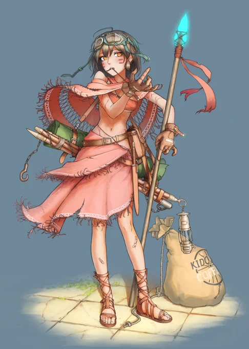 なんか前描いた絵をリツイートしてくれてる流れ来てるので過去作再掲させていただくぜ!!!!!!!!! 