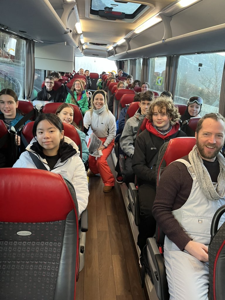 All of our skiers are kitted up and ready for the first day on the slopes!