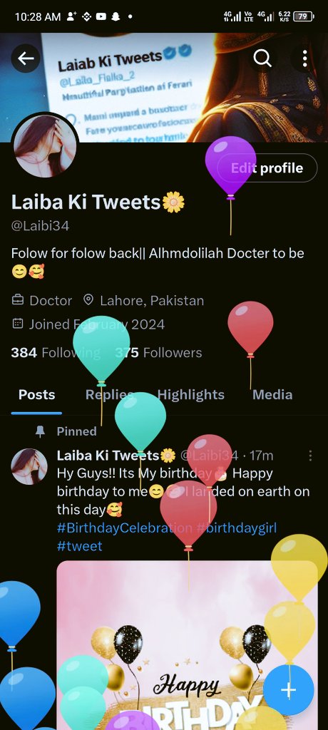 Tweeter is also celebrating my birthday🎂🎂 ay hay thanks All X family and all guys😊🥰😍☺