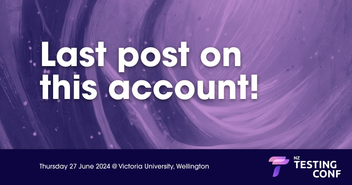 NZTestingConf tweet media