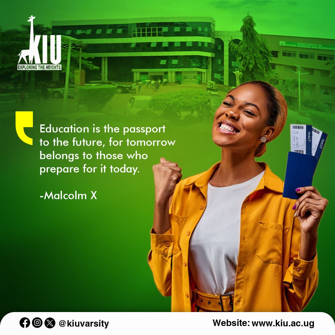 #MondayMotivation 'Education is the passport to the future, for tomorrow belongs to those who prepare it today.' Malcolm X
