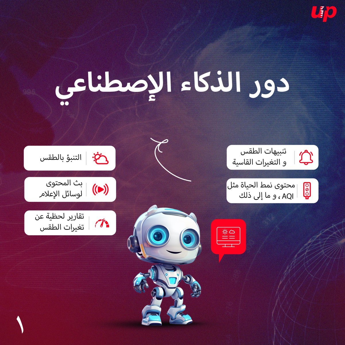Flupermena's tweet photo. إكتشف كيف يغير الذكاء الإصطناعي عملية التنبؤ بالطقس
#AIWeatherForecasting #DataDrivenInsights #AIWeatherPredictions #ClimateIntelligence https://t.co/QpxSQdUVLX