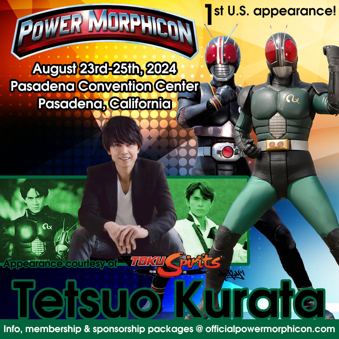 He's a cyborg superhero. He's a cool helicopter pilot. He cooks a nice steak! WAKE UP. Because it's not a dream anymore. We are proud to announce the first ever US appearance of Tetsuo Kurata at #PowerMorphicon 2024! ☀️ THE SUNSHINE IS FINALLY HERE ☀️