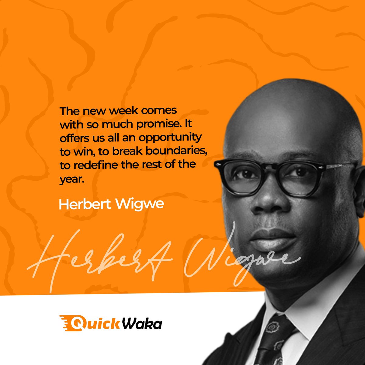 quickwakang's tweet photo. We are inspired by the life of Dr. @HerbertOWigwe 
He lives on 🙏🏼

Happy new week 🥂 https://t.co/Hz0SBkLmiL