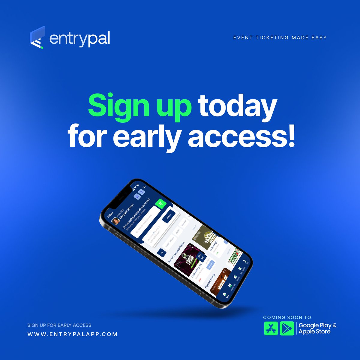 entrypalapps's tweet image. Happy new week fams, @entrypalapps is cooking something nice for y&apos;all😃..Don&apos;t forget to sign up on the website for early access
Link in bio📍 

#Entrypalapps #happynewweek