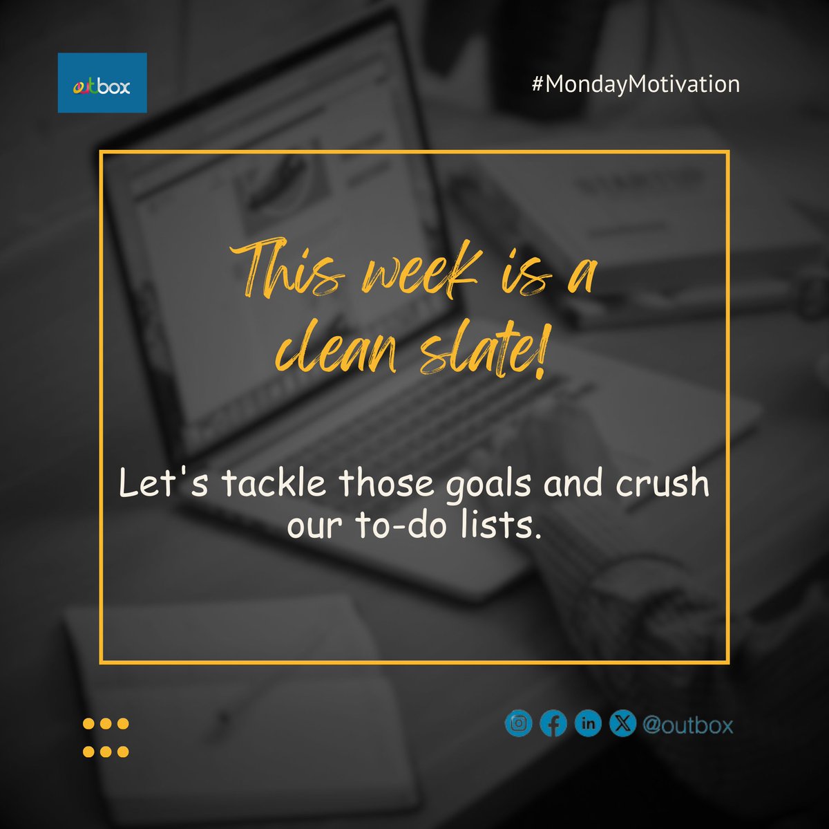 OutboxHub's tweet image. #OrganizationIsKey plan your tasks strategically.

Create a to-do list and stick to it. This way, you can be better prepared for the week.

Remember to take stock of your tasks at the end of the week.

#MondayMotivation