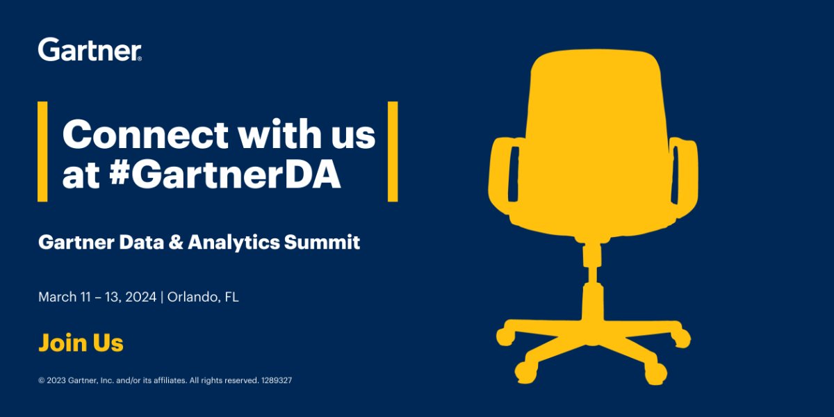 In Orlando for @Gartner_inc Data & Analytics Summit next month? Book a f2f meeting with our team and learn how your data team can win with data 💪 satoricyber.com/events_lp/gart…