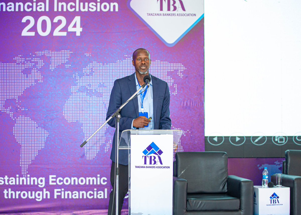 Last Friday, our Managing Partner @martinwarioba  had an honor of presenting to members of @tba_forbankers , CEOs of #Tanzania commercial banks, financial sector regulators and other financial services industry stakeholders during TBA 2nd Conference on Financial Inclusion. (1/3)