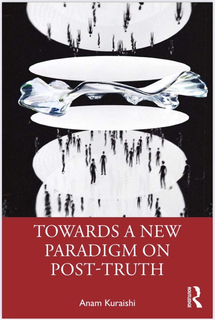 Anam Kuraishi (@anam_kuraishi) on Twitter photo 📣NEW BOOK 📣
In the biggest election-year and with the rise of populist leaders, post-truth is more relevant than ever. How shall we think about it? How does it affect voters?
My forthcoming book w/ <a href="/Rout_PoliticsIR/">Routledge Politics, IR & Area Studies</a> answers these Qs. Details will follow, here’s the book cover! 📣NEW BOOK 📣
In the biggest election-year and with the rise of populist leaders, post-truth is more relevant than ever. How shall we think about it? How does it affect voters?
My forthcoming book w/ <a href="/Rout_PoliticsIR/">Routledge Politics, IR & Area Studies</a> answers these Qs. Details will follow, here’s the book cover!