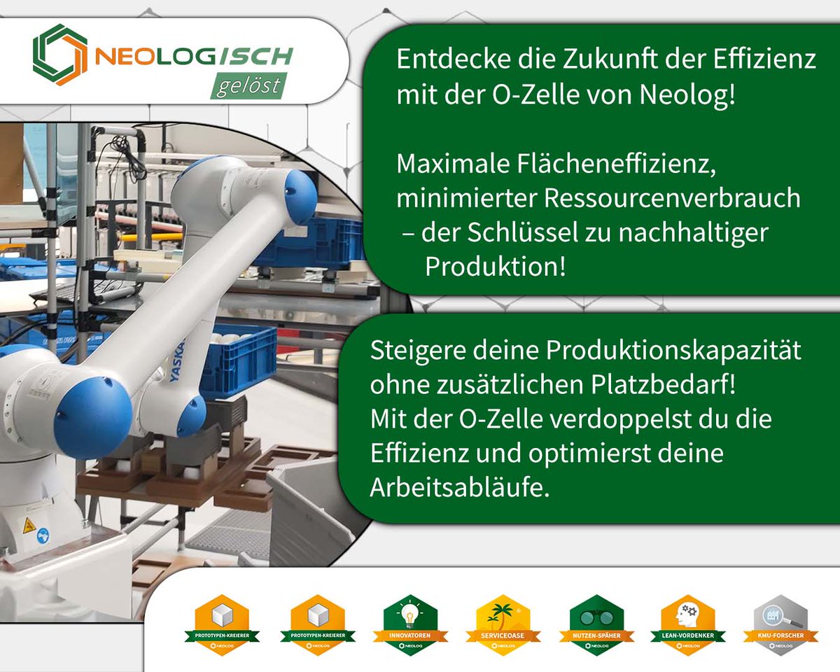 Mehr zur O-Zelle erfahren? Dann schnell hier klicken: neolog.info/fliessfertigun…
🌟🚚 #NeoLog #Serviceoase #individualtiätundzwargünstig #Innovation #Logistik #Effizienz #Nachhaltigkeit #ZukunftderLogistik #OZelle #LogistikInnovation #Effizienzsteigerung