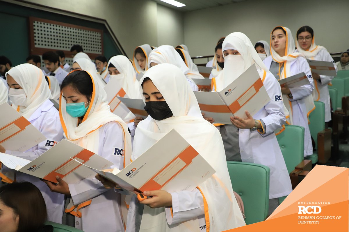 EducationRMI's tweet photo. Rehman College of Dentistry  welcomed its Class of 2027 during the 8th Inaugural Ceremony.  The event was attended by parents and esteemed guests, including Prof. Dr. Mahmood Aurangzeb, Dean of KMC, who celebrated this momentous occasion.

#RMI I #RCD I #RMIeducation #Dentistry https://t.co/pfxQB5qMg0