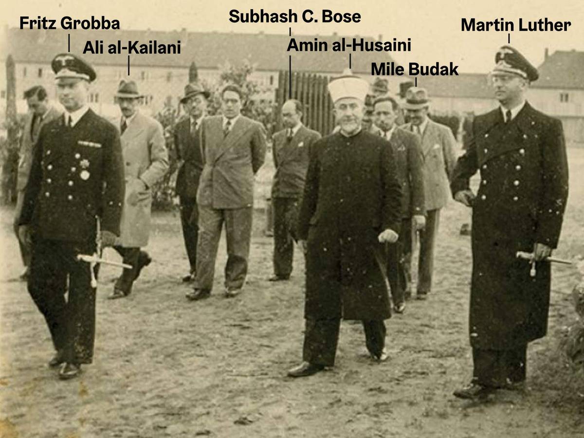 Have I ever told you about that time mufti al-Hussain happily toured Trebbin concentration camp (ca 1943) with people like Mile Bundak, of Croatia’s ethno-radical, anti-Semitic Ustasha party, and Ali Al Kailani, who was behind Iraq's al-Farhud pogrom in mid-1941?