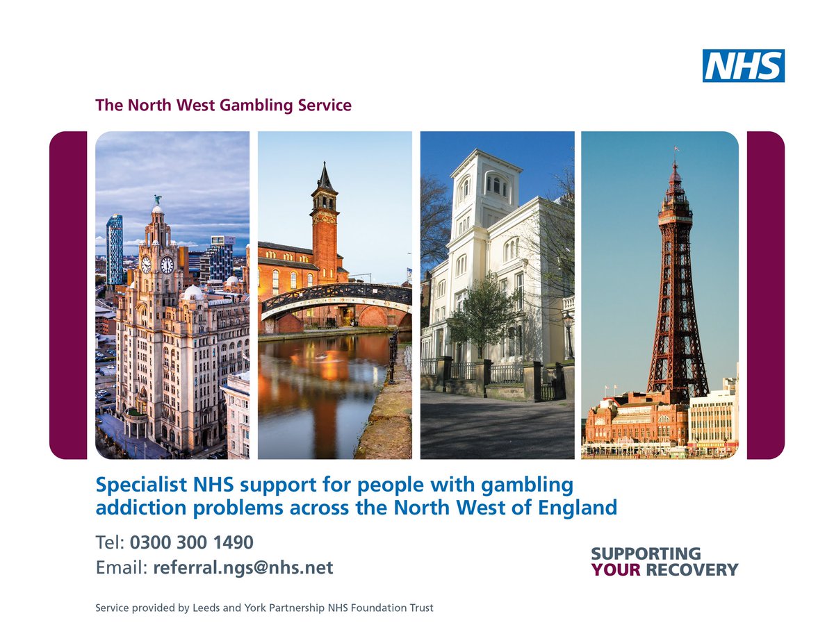 Today sees the launch of The North West Gambling Service, & the opening of our Blackpool-Preston clinic.