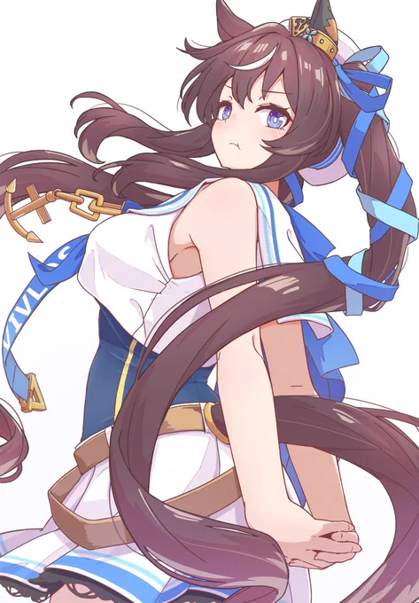 「むぅ～」#ウマ娘 #ヴィブロス 