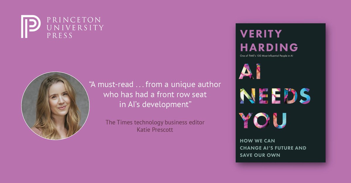 Bennett Institute for Public Policy (@bennettinst) on Twitter photo Booking for the Cambridge Festival 2024 opens today!
The 2-week line-up includes an evening with <a href="/verityharding/">Verity Harding</a> discussing her new book "AI Needs You: How We Can Change AI’s Future & Save Our Own" with <a href="/DianeCoyle1859/">Diane Coyle</a>
14 March, 6pm,<a href="/WaterstonesCamb/">WaterstonesCambridge</a>
bennettinstitute.cam.ac.uk/events/ai-need… Booking for the Cambridge Festival 2024 opens today!
The 2-week line-up includes an evening with <a href="/verityharding/">Verity Harding</a> discussing her new book "AI Needs You: How We Can Change AI’s Future & Save Our Own" with <a href="/DianeCoyle1859/">Diane Coyle</a>
14 March, 6pm,<a href="/WaterstonesCamb/">WaterstonesCambridge</a>
bennettinstitute.cam.ac.uk/events/ai-need…