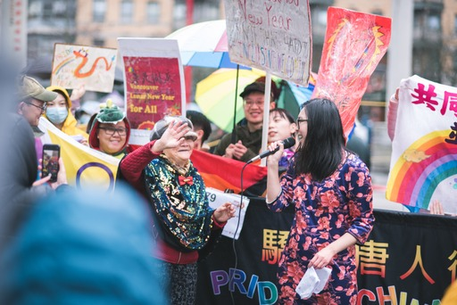 melodyma's tweet photo. We had fun! Even though we were placed dead last in the Chinatown parade between massive military trucks & VPD, it was an honour to witness this historic moment for our friends at Lunar New Year for All, and dance & sing to welcome the Year of the Dragon in Chinatown together.

#vanpoli