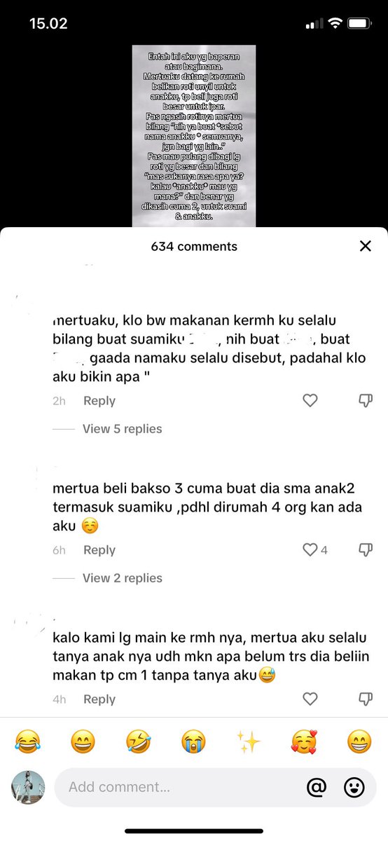 Awitaekasa's tweet photo. Baca komen di TikTok soal perilaku mertua ke menantunya. Khususnya ke menantu perempuan. Kok bisa ya ngebedain sampe segitunya😂

Ternyata gue hrs bersyukur dpt mertua yg baik dan gak beda2in🥹🥹

Kalau kagak mah, mana betah gue tinggal depan belakangan gini wkwkwkwk🤣 https://t.co/UwwyVIL4DI
