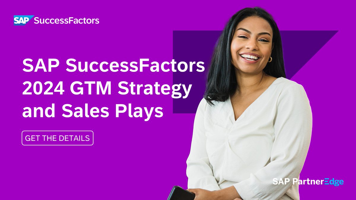 BergerBrandy's tweet photo. To drive our 2024 strategy and GTM priorities, the sales plays are now available and include sales guidance, complete value propositions, and up-to-date assets to provide a path to action with relevant content quickly at hand. #SAPPartners, learn more: https://t.co/aO9vRDzWu7 https://t.co/AHUiANMzB4