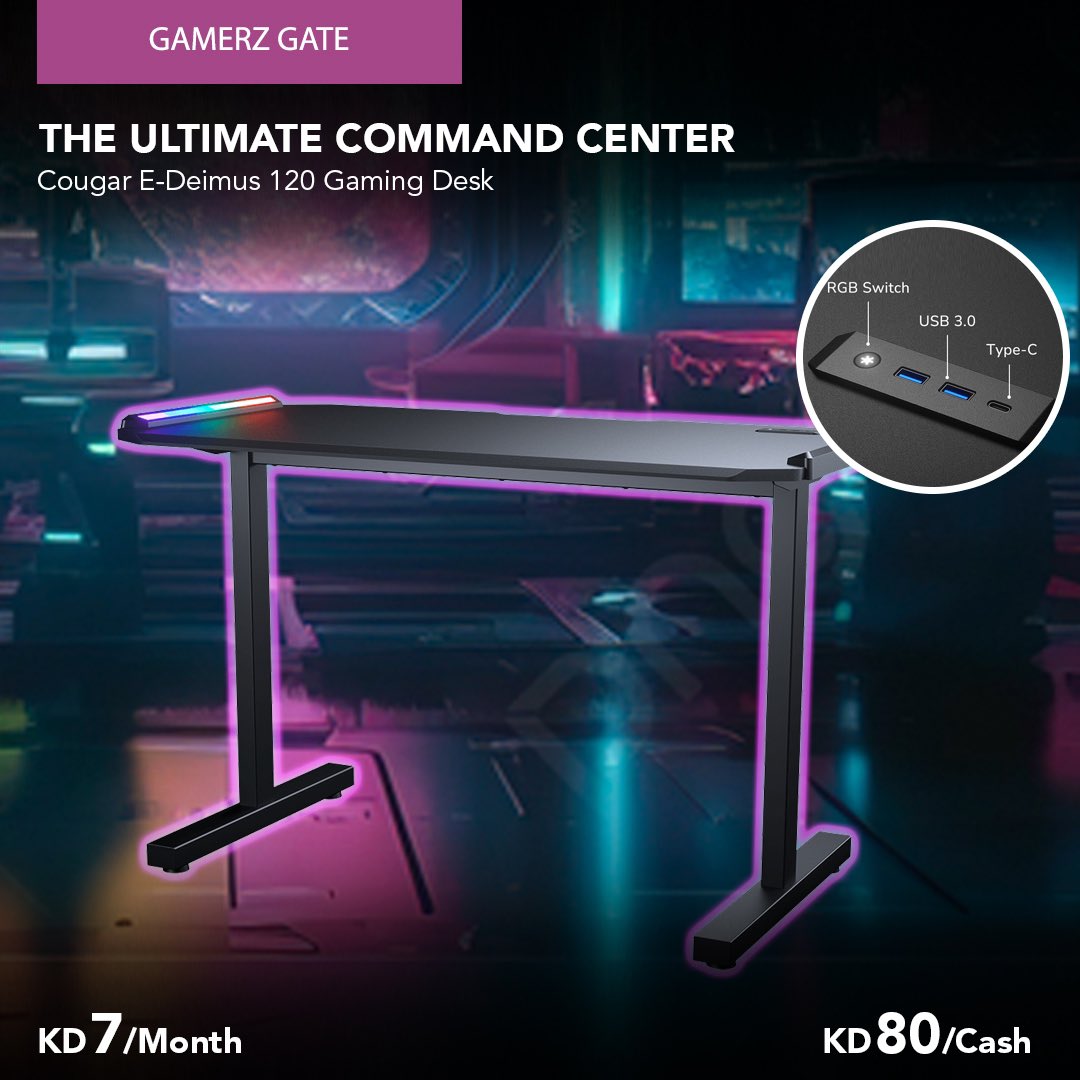 COUGAR DEIMUS 120 - Gaming Desk - COUGAR