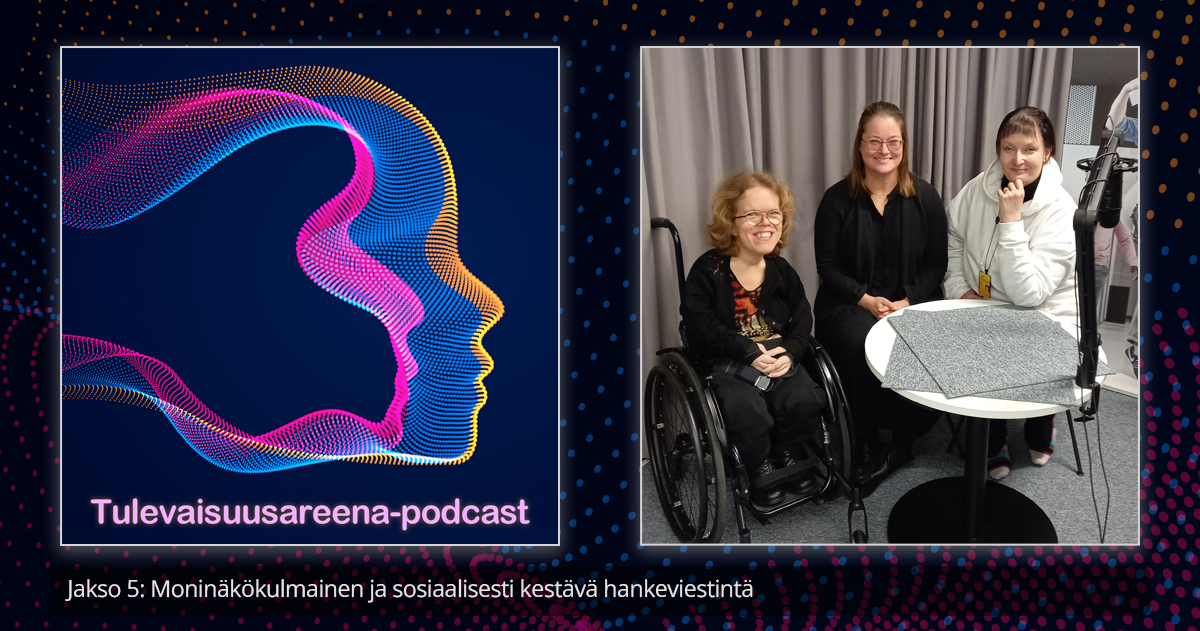 Tulevaisuusareena-podcastin viidennen jakson aiheena on moninäkökulmainen ja sosiaalisesti kestävä hankeviestintä. podcast.metropolia.fi/tulevaisuusare… #TutkitaanYhdessä #OsallistuvaTKI <a href="/metropolia/">Metropolia</a>