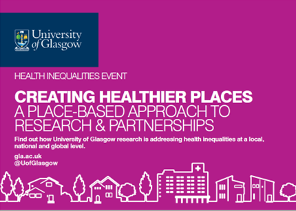 Join us at Scotland House London @ScotGovLondon for ‘Creating Healthier Places: A Place-Based Approach to Research & Partnerships’ on Tuesday 27 February at 6pm. We'll be exploring how universities like Glasgow can address health inequalities across the UK & beyond.