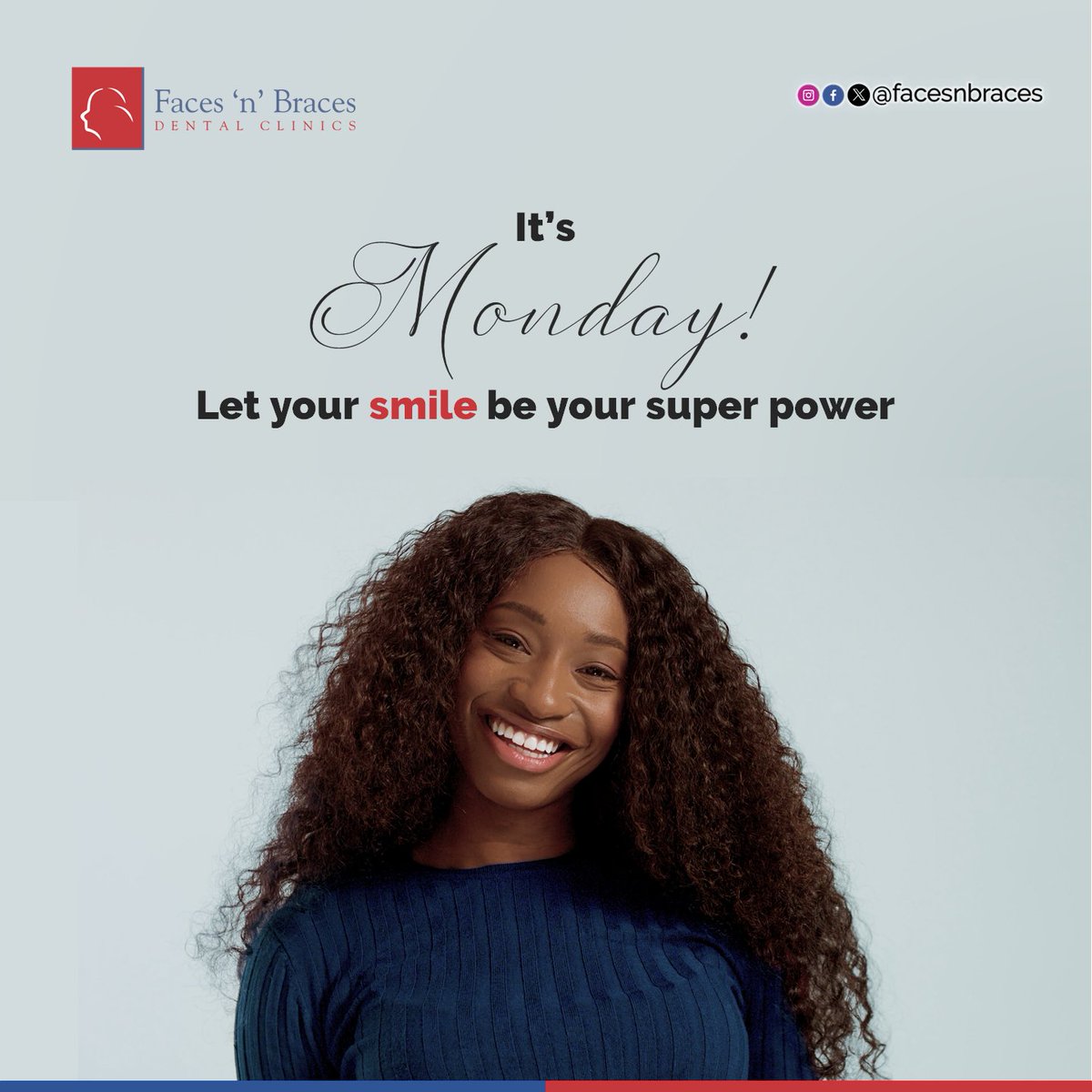 facesnbraces's tweet photo. It's a new week let your SMILE take the center stage.
Also be informed that creating healthy beautiful SMILES is our own superpowerπͺπ»
Have a great Monday.
#Dentalhealth #dentalworld #teeth #dental #dentistry #dentalcare #smileΒ #facesnbraces https://t.co/vYd1Th7ieM