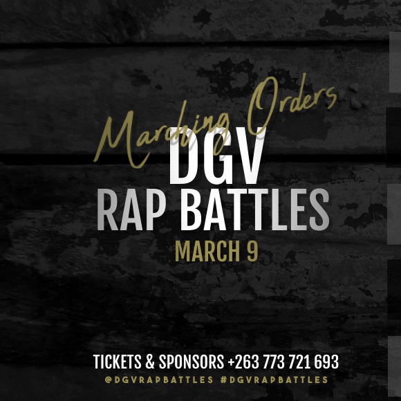 dgvrapbattles's tweet image. @dgvrapbattles March 9 #MarchingOrders2024 Line-up:
Die Devon VS Romeo Westcoast
Seku-Ryt VS Black Spear
Axe Poz VS Sage M-One
Briza VS Chester
Venue: Bulawayo Public Library Hall
Time: 2pm
Adv Tickets: $3
Door tickets: $5
+Prize money 
Supported by @da_grapevine 
#rapbattles