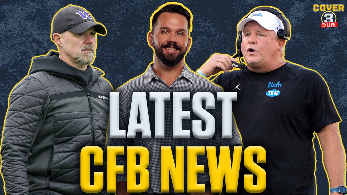 We go LIVE at 11:00am ET! We're discussing the latest and next moves on the coaching carousel! Come hang out with us! youtube.com/live/FjNM-53Xb…