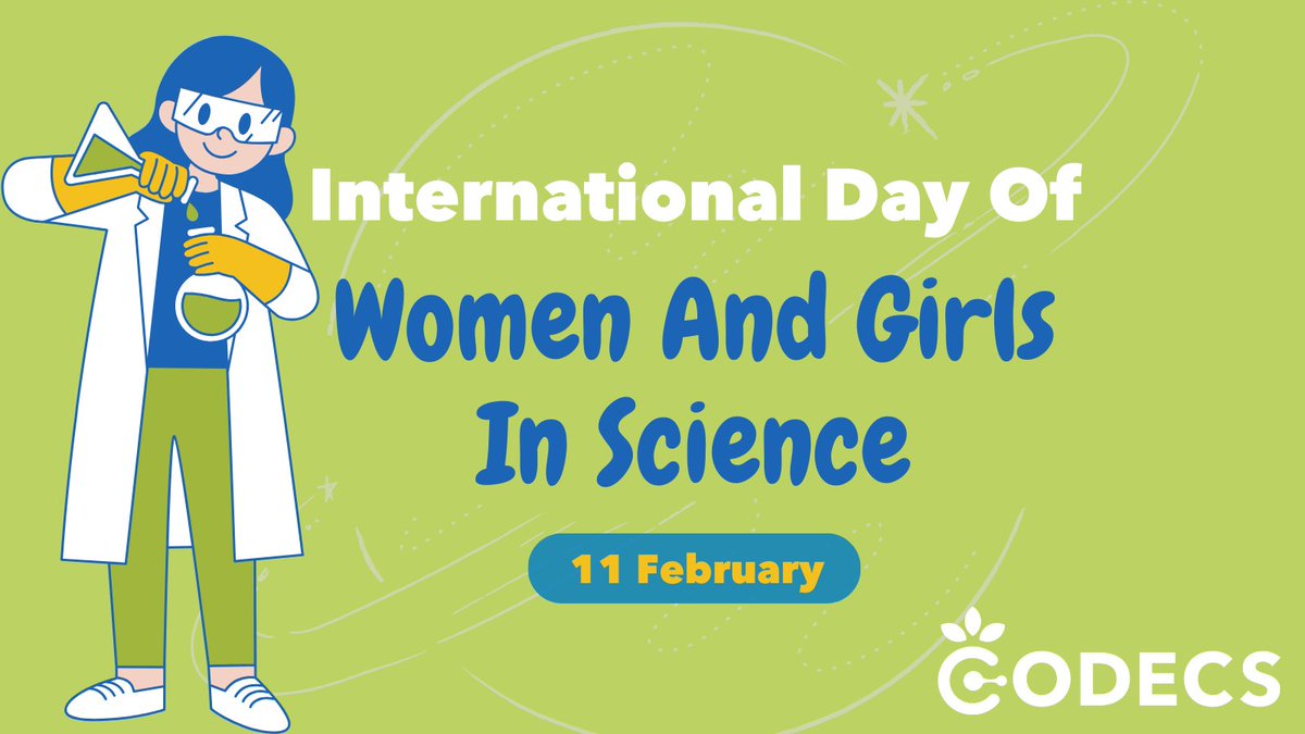 🌟 #CODECS also celebrates the International #WomenInScience day, which took place on February 11th! 🎉

🚀 It fills us with joy to support all women committed to improving #ruralareas across #Europe! 👏👩‍🔬🌾