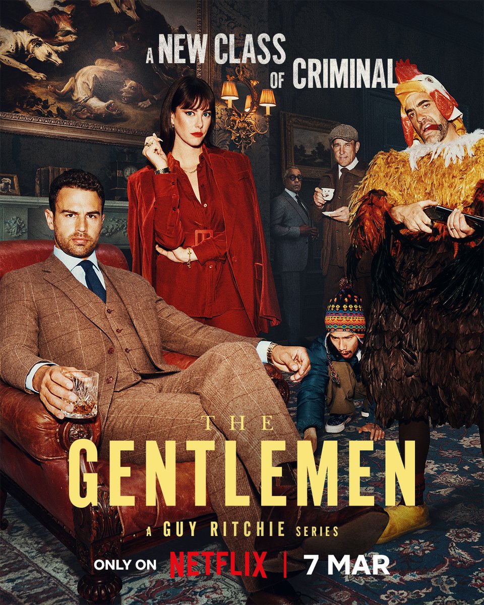 NetflixUK's tweet image. Welcome to high society. The Gentlemen, a new Guy Ritchie series launches 7 March only on Netflix.