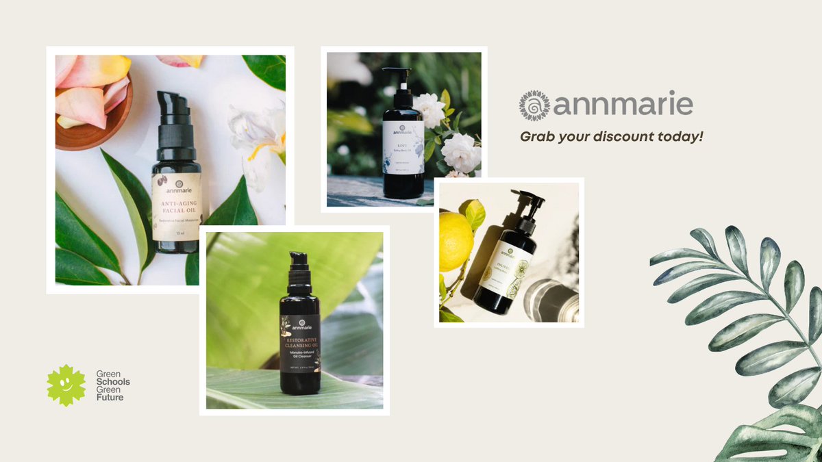 GSGFprojects's tweet image. Organic clean skin care that is botanically infused . Try it out today. 
#CleanBeauty #Annmarie #organic 
ow.ly/uTw450QyoKH