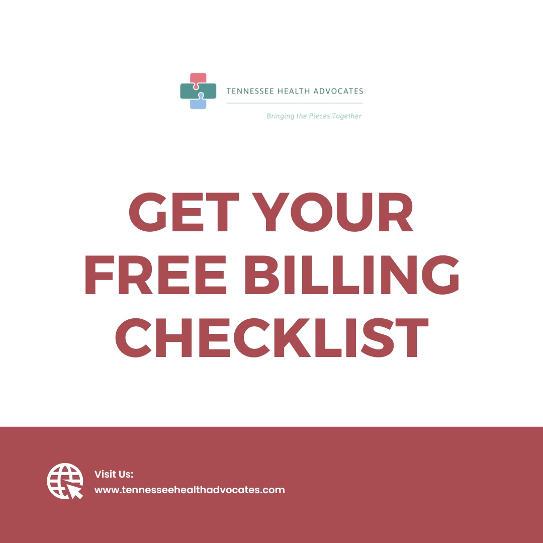 A medical bill audit checklist is now available for download at no cost.

Get here: bit.ly/3V95FUs

#tennesseehealthadvocates #medicalbills #healthinsurance #reviewyourbills #understandyourbills #reviewyourmedicalbills #peaceofmind #billingerrors #savetime #savemoney ...