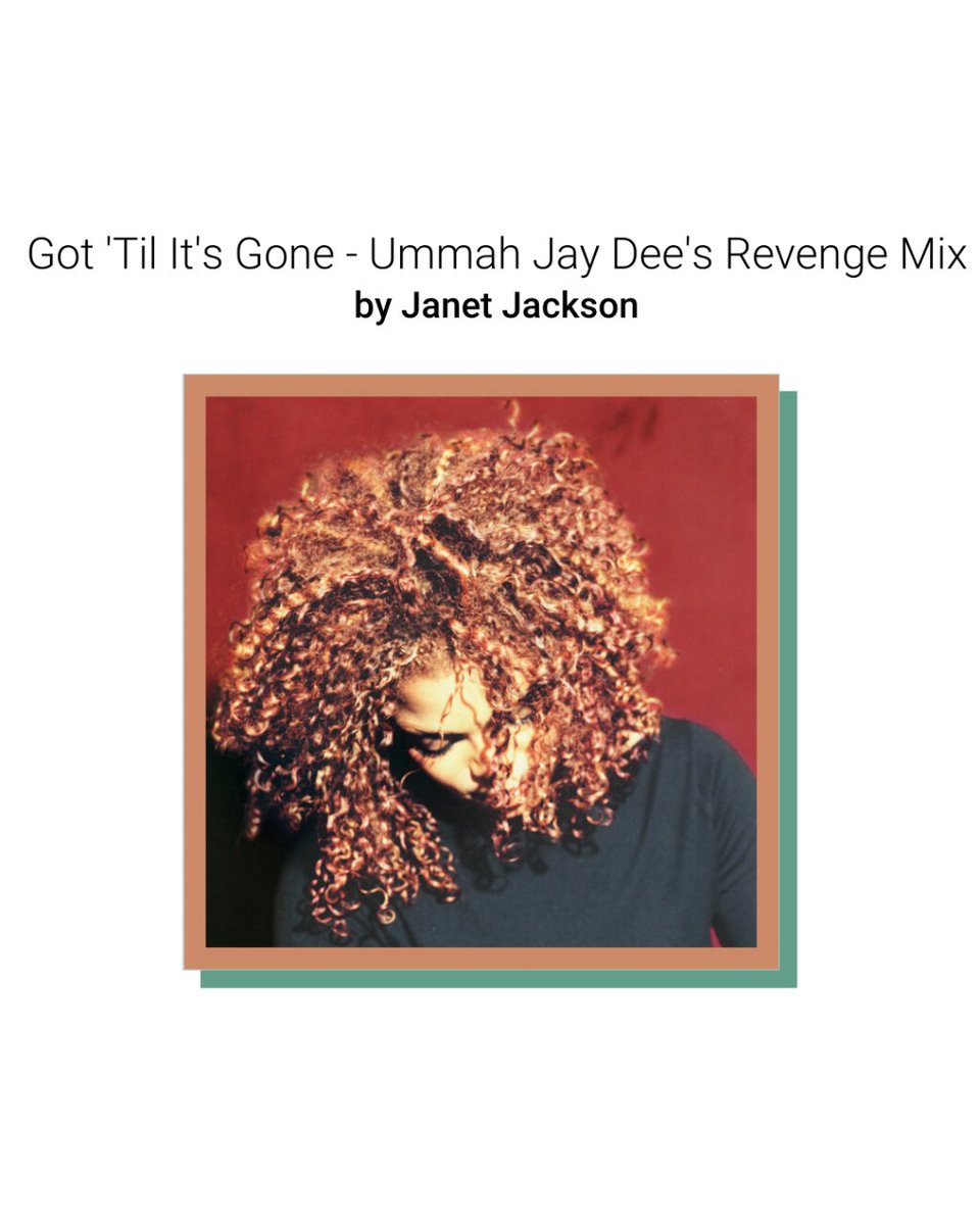 dmr_uk's tweet photo. J Dilla, the greatest. 

Here are a few songs I've been listening to:

1. Thelonious by Common
2. Eve by Spacek (J Dilla Remix)
3. Got Til' It's Gone by Janet Jackson (either version)
4. Take Notice by J Dilla (Suite for Ma Dukes)

#JDilla #MusicDiscovery #MusicRecommendations https://t.co/iftwWr3pzS