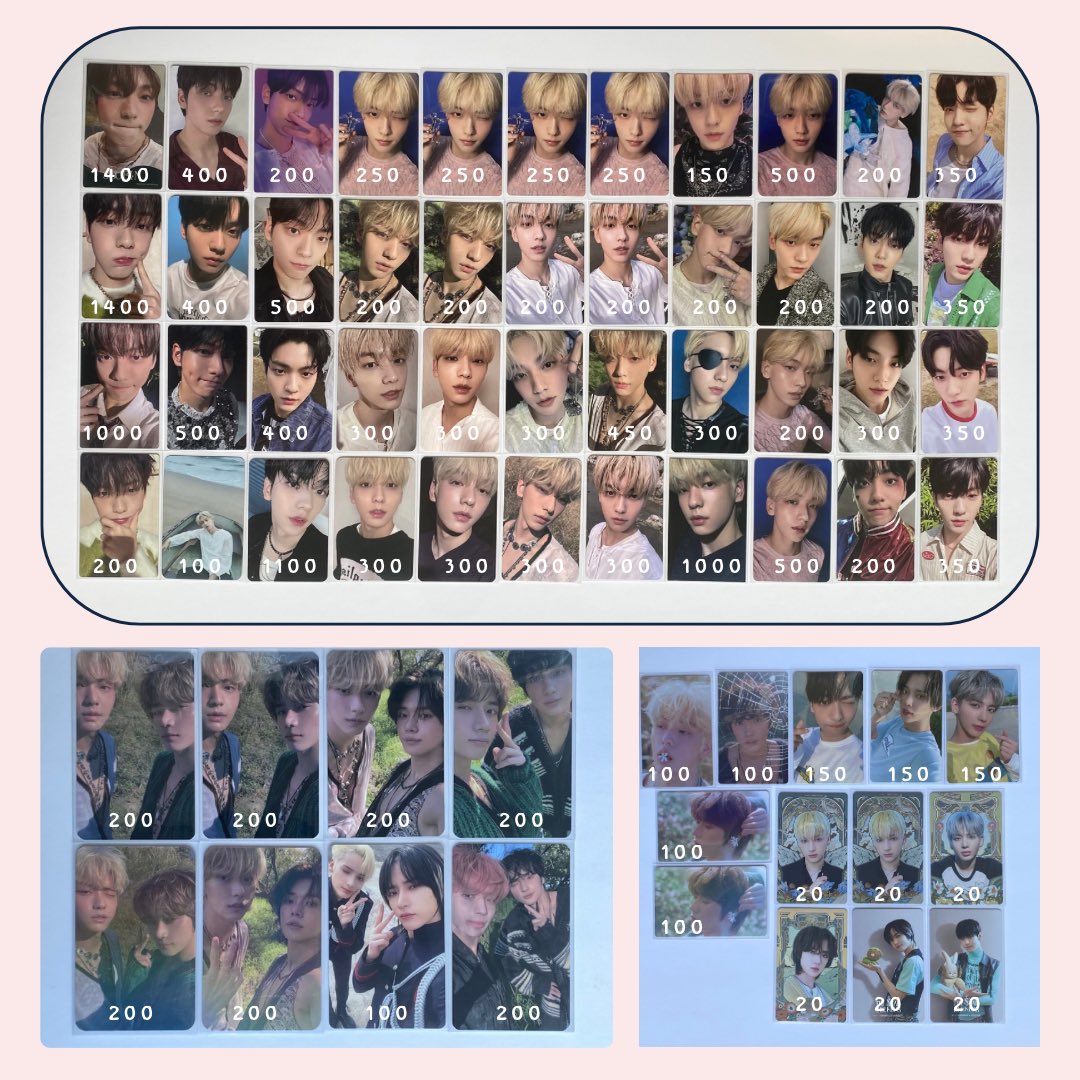 nari_binnie's tweet photo. wts lfb txt ph

txt assorted pc

— tingi but atleast 80% to push through 
— prio more/set takers, tyunning, non inde pcs
— can steal but will take prev claims
— dop 15% nrdp ; rb 1 month (nego)

ph add only

t. soobin yeonjun beomgyu taehyun huening kai rpc ld unit pob jpn tnct https://t.co/o1IcGiJqTr