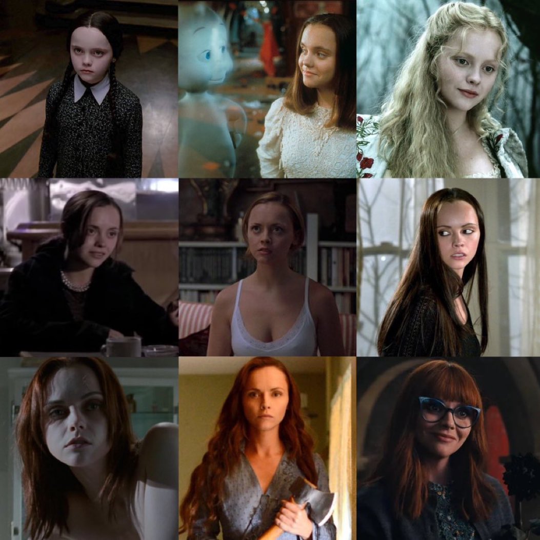 horrorsthetics's tweet photo. Christina Ricci in horror/thriller media 🪓 https://t.co/iHrUYkqRG6