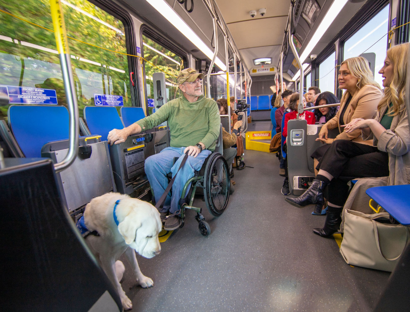 It's #OhioLovesTransit Week!  Transit means independence for many, hear more from an #AgeFriendly Scholar:

“Public transit is freedom. Growing up with blind parents, the bus took us everywhere; work, appointments, and even vacation” -Angela