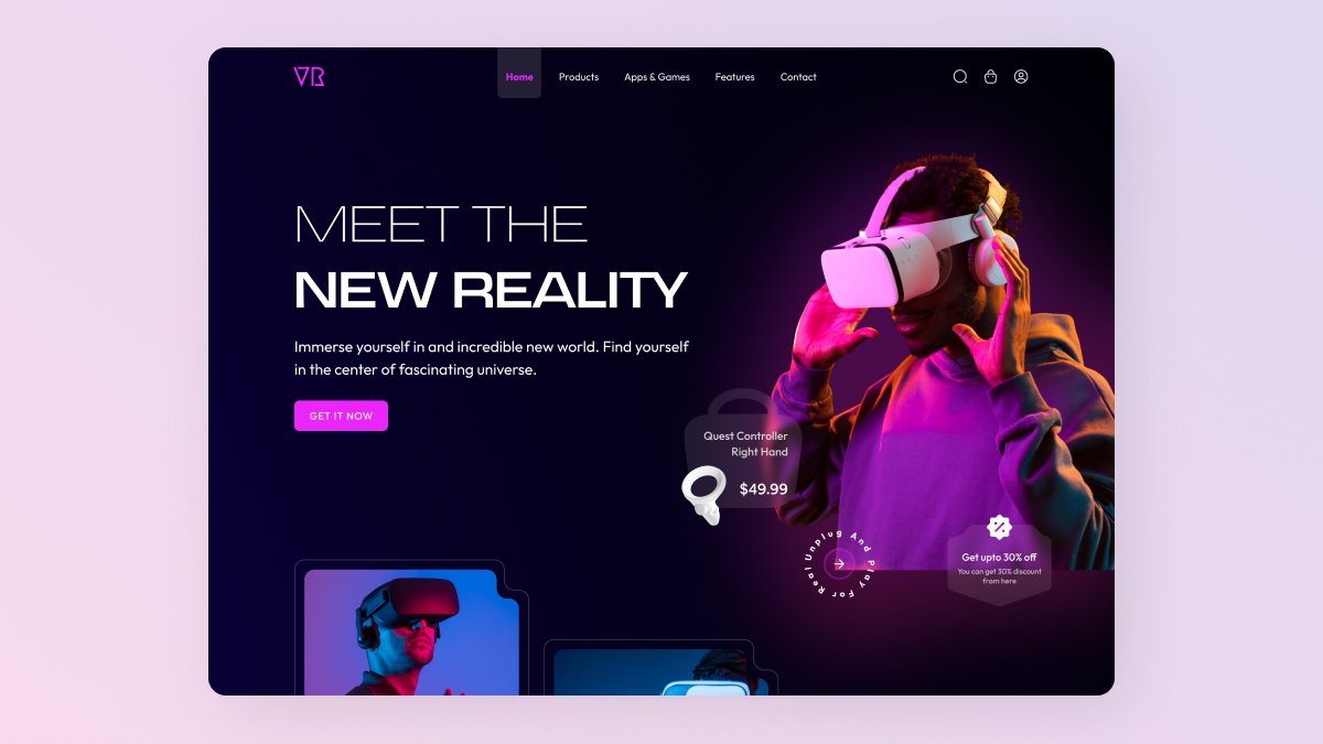 code_theorem's tweet image. Check out a VR Website landing page - where design meets the future!
Creating landing page design for the VR platform.
-
-
#UIUX #VirtualReality #Innovation #UserInterface #UserExperience #WebsiteDesign #WebDesign #LandingPageDesign #LandingPage