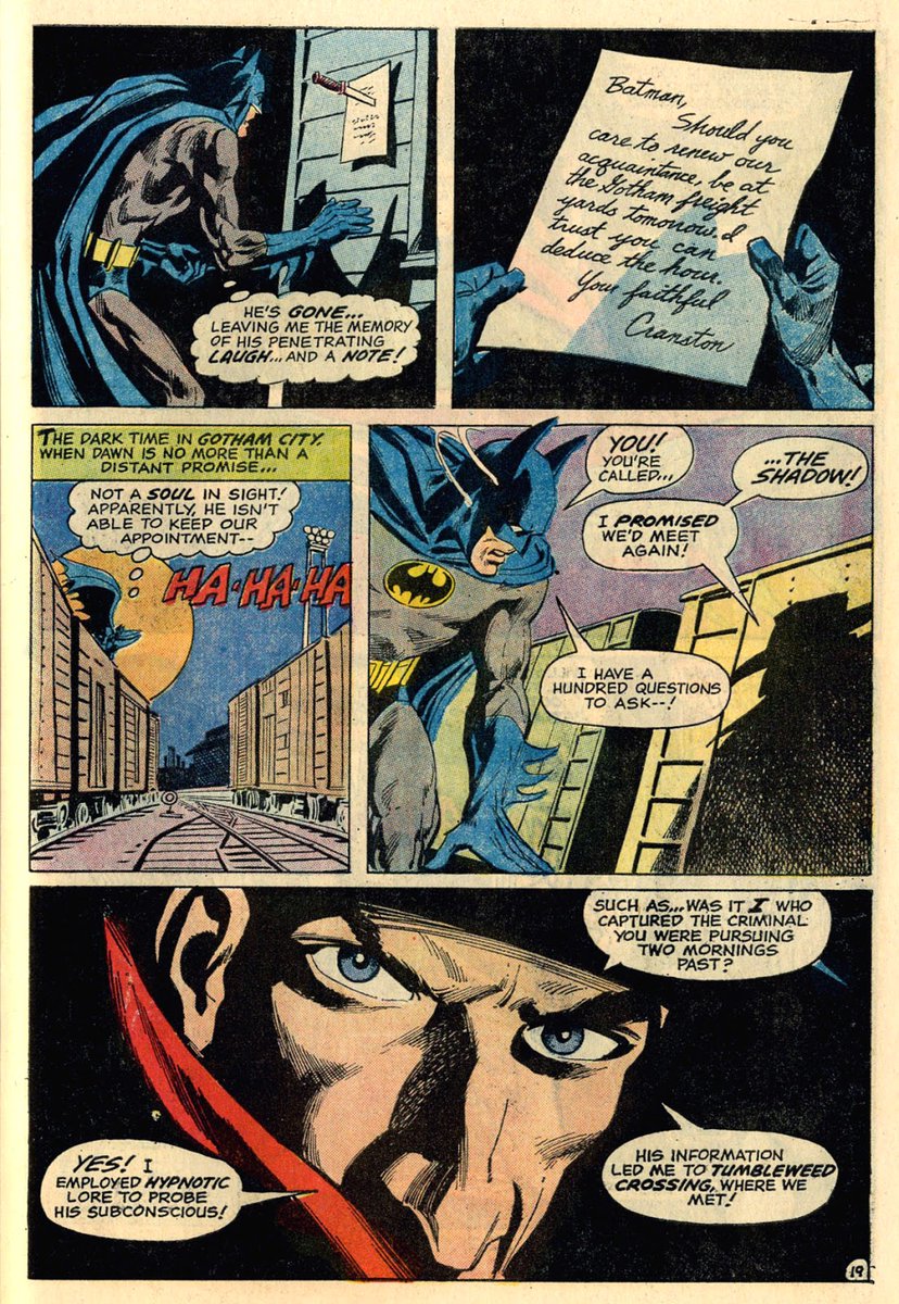 Irv Novick & Dick Giordano, Batman #253, 1973. 🦇

#IrvNovick #DickGiordano #Batman #TheShadow