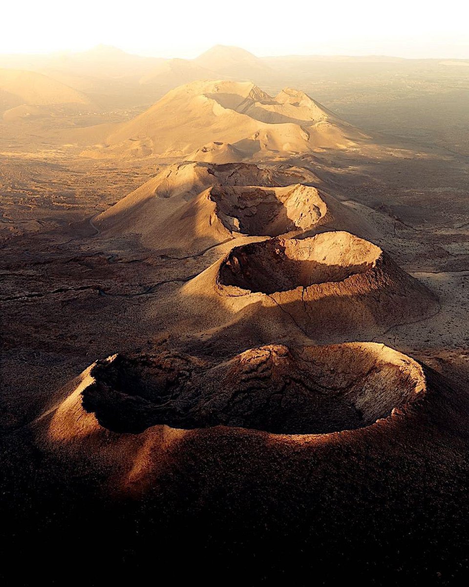 AvatarDomy's tweet photo. Earth or Mars? Definitely a powerful aerial view above the Timanfaya National Park in Lanzarote. 

Credit Filippo Bellisola https://t.co/1rMoXhg3pL