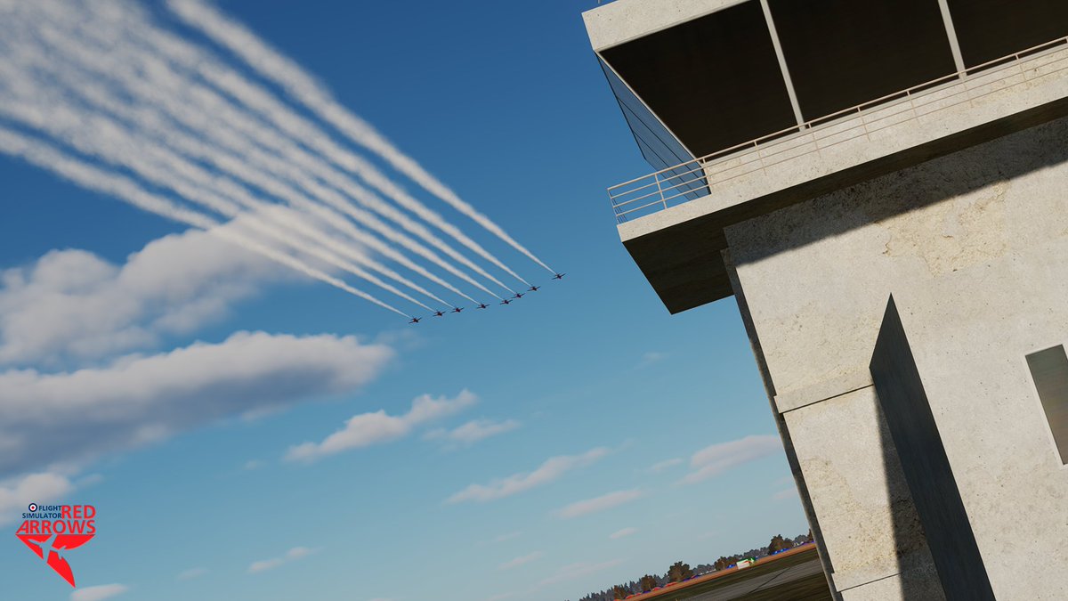 FSRedArrowsltd's tweet photo. Training continues for the team - Make sure to check out our other socials via the link below!

https://t.co/K47iLzt3wG

#FSRA @eagledynamics @rafredarrows #DCS #DCSWorld #DigitalCombatSimulator #RedArrows #Flying https://t.co/wktJdW6bED