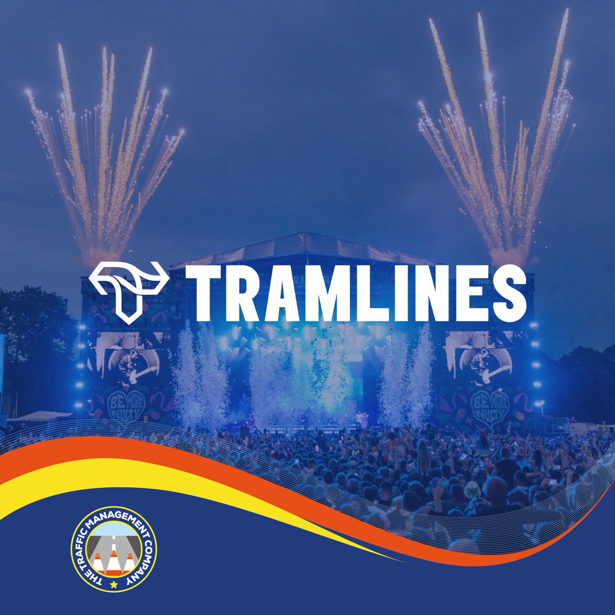 TrafficMgmtComp's tweet photo. Today we can confirm are heading back to @tramlines Festival which is a only a short 🚊ride away from our #Sheffield office who deliver our stadia and major event deployments across south Yorkshire.

#Tramlines #Hillsborough #Festival https://t.co/8XG3Xqqcod
